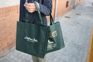 Bolsas de Tela TST Impresas Verde